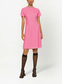 Dolce & Gabbana Rachel Tweed Dress With Dg Logo