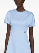 Dolce & Gabbana Rachel Tweed Dress With Dg Logo
