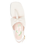 Valentino Garavani Bowow Leather Thong Sandals
