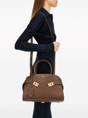 Ferragamo Hug Small Leahter Tote Bag