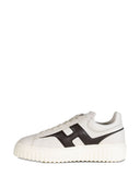 Hogan Pre H Stripes Leather Sneakers