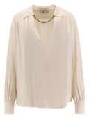 Elisabetta Franchi V Necked Blouse