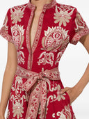 Alice + Olivia Lucy Cotton Short Romper