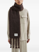 Jil Sander Plus Logo Wool Scarf