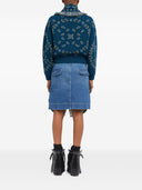Alanui Bandana Wool And Cashmere Cardi Bomber