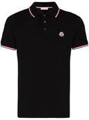 Moncler Logo Cotton Polo Shirt