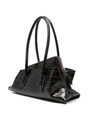 The Attico La Passeggiata Small Leather Shoulder Bag