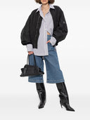 La camicia di cotone a strisce Attico