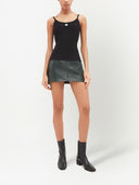 Courreges Re Edition Logo Knitted Tank Top