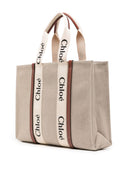 Chloè Woody Large Canvas Tote