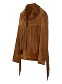 Golden Goose Fringed Leather Jacket