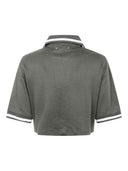 Golden Goose Cotton Cropped Polo Shirt