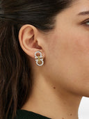 Ferragamo 2 Ganci Crystal Earrings