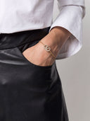 Valentino Garavani V Logo Signature Strass Bracelet