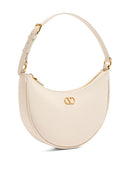 Valentino Garavani V Logo Signature Mini Leather Hobo Bag