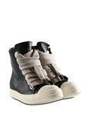 Rick Owens Jumbolace Leather Sneakers