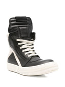 Rick Owens Geobasket Leather Sneakers