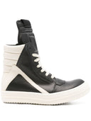 Rick Owens Geobasket Leather Sneakers