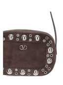 Valentino Garavani Nellcote Suede Leather Camera Bag