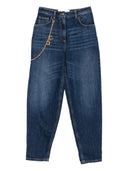 Elisabetta Franchi Denim Cropped Jeans