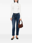 Elisabetta Franchi Denim Cropped Jeans