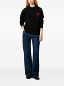 Ami Paris Ami De Coeur Wool Sweater