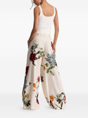 Alice + Olivia Blaire Linen Blend Trousers