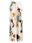 Alice + Olivia Blaire Linen Blend Trousers