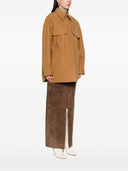 Stella Mc Cartney Faux Suede Leather Overshirt