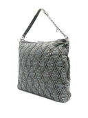 Diesel Charm Denim Shoulder Bag