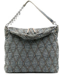 Diesel Charm Denim Shoulder Bag