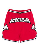 Shorts de chiot en cours d'exécution