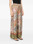 Pierre Louis Mascia Printed Silk Trousers