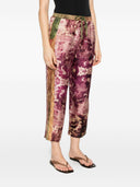 Pierre Louis Mascia Printed Silk Trousers
