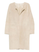 Toteme Pre Suede Leather Coat