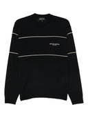 Jersey de la red de lana Emporio Armani