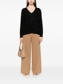 Fabiana Filippi Wool V Necked Sweater