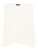 Fabiana Filippi Wool V Necked Sweater