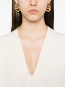 Fabiana Filippi Wool V Necked Jumper