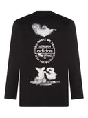 Y 3 Logo Cotton T Shirt