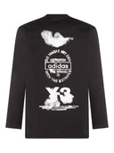 Y 3 Logo Cotton T Shirt
