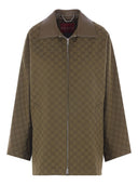 Veste zippée de motif gg de gg gg