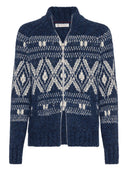 Brunello Cucinelli Wool Zipped Cardigan