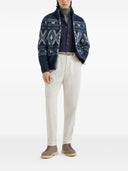 Brunello Cucinelli Wool Zipped Cardigan