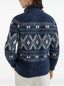 Brunello Cucinelli Wool Zipped Cardigan