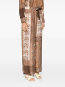 Zimmermann Lucky Printed Silk Spodni