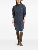 Brunello Cucinelli Wool Turtle Neck jurk