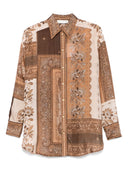 Zimmermann Lucky Printed Silk Shirt