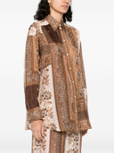 Zimmermann Lucky Printed Silk Shirt