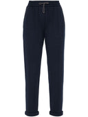 Brunello Cucinelli Baumwolle und Seidenhose